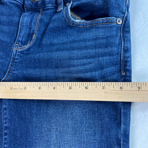 American Eagle Jeans Women's 27x33* Curvy Low Rise Kick Boot Blue Denim Tag 2 L - Picture 14 of 16